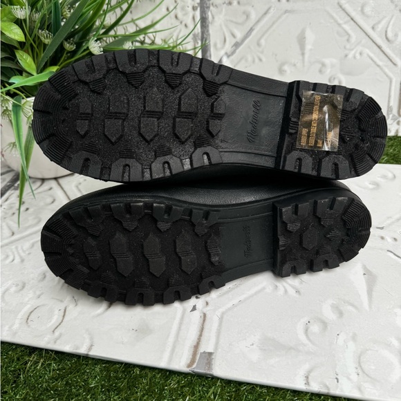 MADEWELL Rubber black chelsea Rain Boots women’s size 7 new - Picture 10 of 15